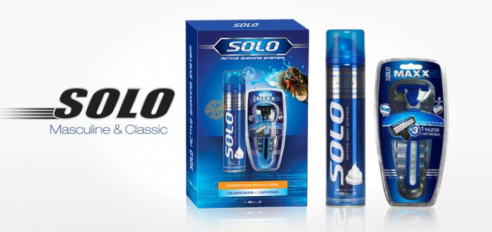 Solo Gift set Shaving foam 300ml & System Razor