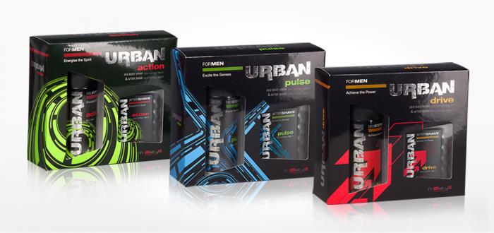 Set de regalo Urban Desodorante para el cuerpo 150 ml & Despues del Afeitado 100 ml