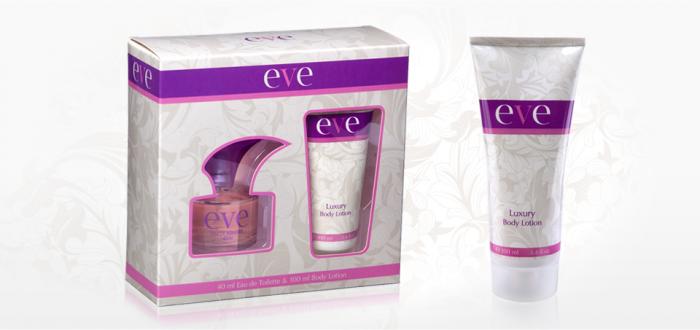 Eve Coffret Eau de Toilette 40 ml et lotion corps luxueusement parfumée 100ml
