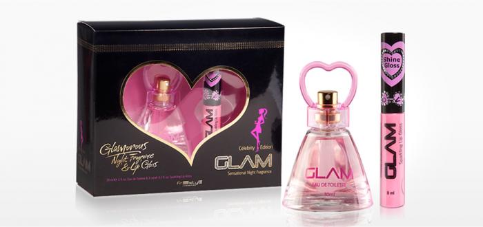 Glam Gift Set Eau de Toilette 30 ml & Sparkling Lip gloss